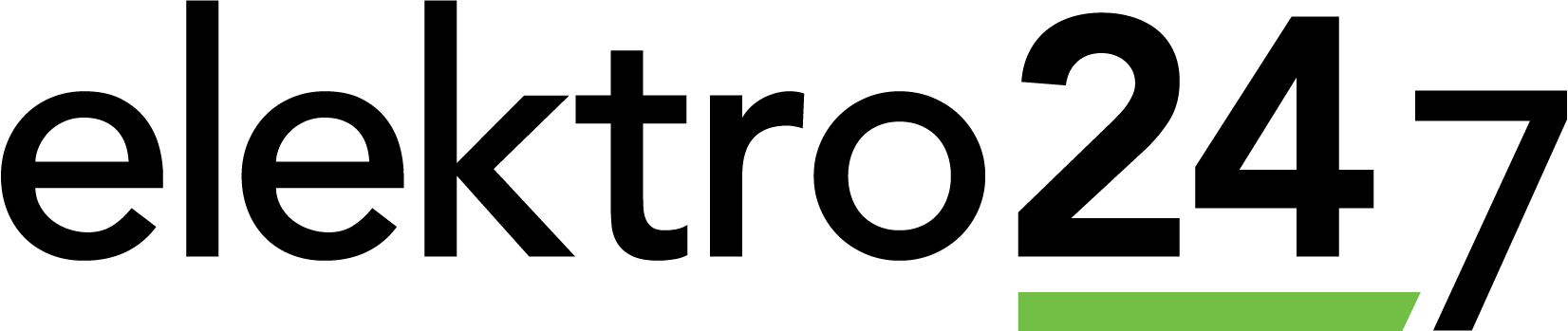 Gå til forside. Logo, Elektro 24-7